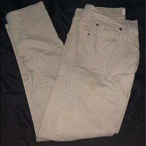 Tan Slim Fit Jeans